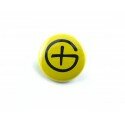 Geocaching Logo - Button, gelb (Nr. 13)
