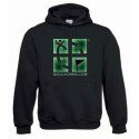 Groundspeak Logo, Kapuzen-Pullover (fluoreszierend)