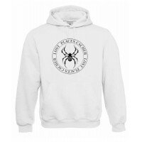 Lost Places Spider, Kapuzen-Pullover (weiss)