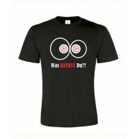 Kuckst Du?, T-Shirt (schwarz/rot)