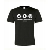 Satellit trackable, T-Shirt (schwarz)