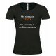 Addicted - Girlie Shirt, mit Name (schwarz)