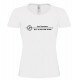 Logo + Koordinaten - Girlie Shirt (weiss)