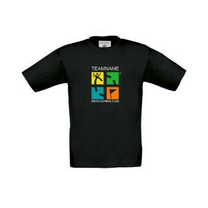 Groundspeak - Kinder Shirt, mit Name (farbig)