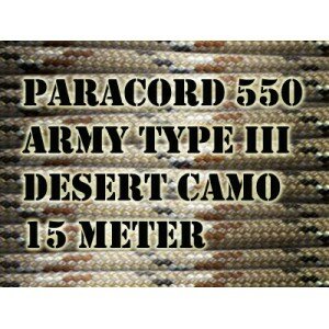 Allzweck Schnur, 15 m - Wilson Tactical Paracord (desert camo)