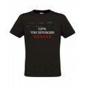 Trackable GPS Techniker, T-Shirt (schwarz)