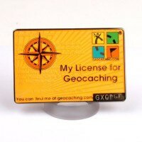 My Geocaching License - Yellow