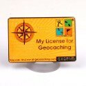 My Geocaching License - Yellow