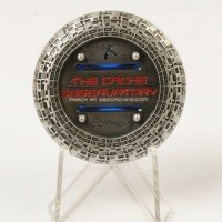 Cache Observatory - antique silver Groundspeak edition
