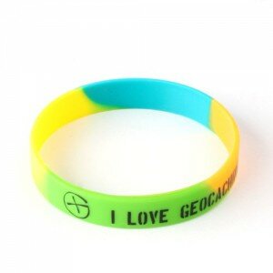 Armband - I Love Geocaching multi color