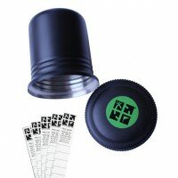 Aluminium cache container - Zwart