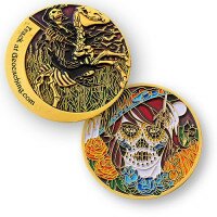 Halloween Day of the Dead Geocoin