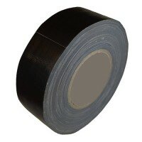 Duct tape - black - 50 mm x 50 m
