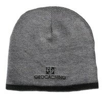 Geocaching Mütze grau 