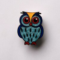 Baby Owl Geocoin - Ocean-owl