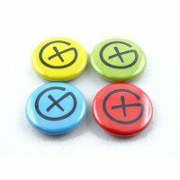 Button Set - Geocaching Logo (4 stück)