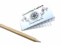 5x Micro-Logbuch, Heftchen Kompass (blau)
