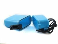 Wasserdichter Micro Behlter mit Kordel blau