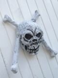 Totenkopf Grusel-Dekoration Halloween-Skull XL