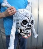 Totenkopf Grusel-Dekoration Halloween-Skull XL