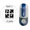 Groundspeak Logo Stempel mit Text,  25mm (Nr. 01)