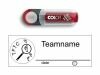 "Spurensuche" Stempel mit Text, 14 x 38 mm (Nr. 42)