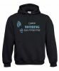 Footprints, Kapuzen-Pullover (schwarz/blau)