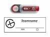 "Geocaching Logo" Stempel mit Text, 14 x 38 mm (Nr. 02)