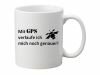 "GPS verlaufen" - Tee + Kaffeebecher fr Geocacher