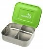 Brotdose - LunchBots Quad, Edelstahl Behlter (grn)
