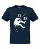 "T5/D5", Geocaching T-Shirt (blau)