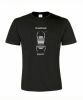 "Travel Bug", T-Shirt mit Name (schwarz)