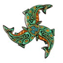 Three Fisheteers Geocoin - Aramis
